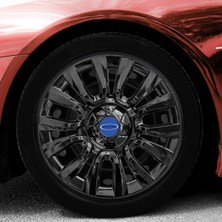 Rand Auto Ford Connect 15 Inç Uyumlu Jant Kapağı Amblemli Piano Black 4'lü Takım 206