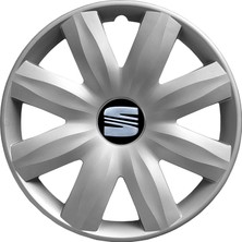 Rand Auto Seat Ibiza 14 Inç Jant Kapağı Amblemli Gri 4'lü Takım 116