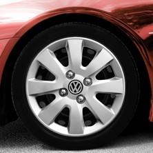 Rand Auto Volkswagen Polo 15 Inç Jant Kapağı Amblemli Gri 4'lü Takım 127