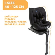 Chicco SEAT3FIT I-Size Oto Koltuğu, Gr.0+/1/2, Siyah