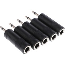 Fugar 5 Parça 1/4 Inç 6.3mm 1/8inch 3.5mmts Adaptörü (Yurt Dışından)