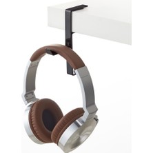 Fugar Metal Kulaklık Standı Kanca Askı, Kulaklık Tutucu Siyah Için Evrensel (Yurt Dışından)