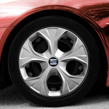 Seat Leon 15 Inç Jant Kapağı Amblemli Gri 4'lü Set 113