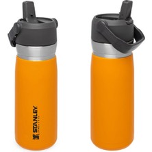 Stanley Go Iceflow Pipetli Paslanmaz Çelik Soğuk Su Termosu 0.65 Lt - Sarı