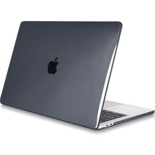 Codegen Apple 13" Macbook Air M2 A2681 Kristal Siyah Kılıf Koruyucu Kapak CMMA-136B