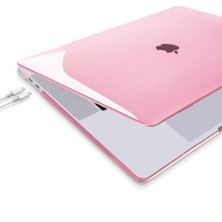 Codegen Apple 13" Macbook Air M2 A2681 Kristal Pembe Kılıf Koruyucu Kapak CMMA-136P