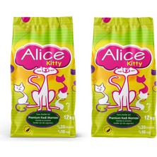 Alice Kitty Tavuklu Balıklı Karidesli Yavru Kedi Maması 2X12 kg