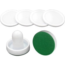 2 Adet Hava Hokey Itici ve 4pcs Pucks Için Oyun Masaları Beyaz