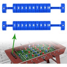 2x Foosball Skorlama Birimleri Oyun Skorbord Foosball Mavi