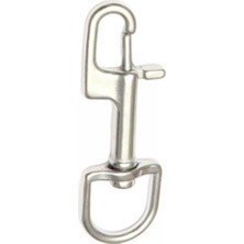 Scuba Dalış Parçası Alet Aksesuarları Için 5xstainless Çelik Döner Snap Hook Clip 100MM 5 Pcs