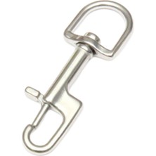 Scuba Dalış Parçası Alet Aksesuarları Için 5xstainless Çelik Döner Snap Hook Clip 100MM 5 Pcs