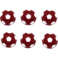 Set 6 Masa Futbol Farkballları Yedek Mini Futbol Topları Karanlık Için. 25 Inç