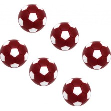 Set 6 Masa Futbol Farkballları Yedek Mini Futbol Topları Karanlık Için. 25 Inç