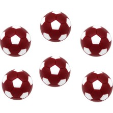 Set 6 Masa Futbol Farkballları Yedek Mini Futbol Topları Karanlık Için. 25 Inç