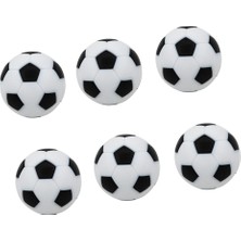 6pcs Foosball/futbol Oyun Masası Yetişkinler Için Futbol Topları, Çocuk Kapalı Aile Siyahı