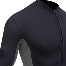 Erkekler Wetsuit Top 2mm Neopren Aerobik Soğukta Sörf