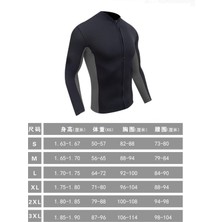 Erkekler Wetsuit Top 2mm Neopren Aerobik Soğukta Sörf