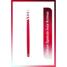 Tupperware Silikon Spatula İnce Kırmızı