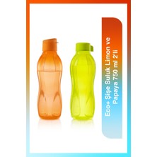 Tupperware Eco+ Şişe Suluk Limon ve Papaya 750 ml 2'li