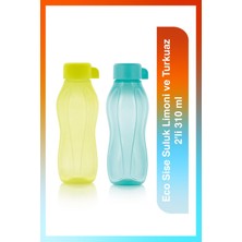 Tupperware Eco Sise Suluk Limoni ve Turkuaz 2'li 310 ml