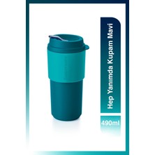 Tupperware Hep Yanımda Kupam 490 ml Mavi