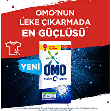 Omo Active Oxygen Toz Çamaşır Deterjanı Beyazlar İçin 9 KG