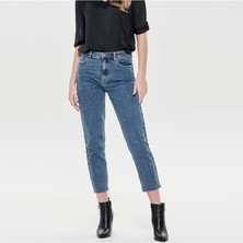 Only 15171549 Onlemily Life Hw St Raw Cr An MAE05 Noos Kadin Jean Pantolon