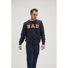 Bad Bear Bad Convex Erkek Lacivert Sweatshirt