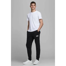 Jack & Jones Jpstgordon Jjnewsoft Sweat Pant Gms Noos Erkek Siyah Eşofman Altı 12178421-Black