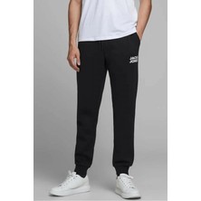 Jack & Jones Jpstgordon Jjnewsoft Sweat Pant Gms Noos Erkek Siyah Eşofman Altı 12178421-Black