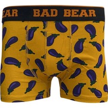 Bad Bear Eggplant Erkek Desenli Boxer
