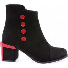 DGN 725-22K Kadin Aksesuar Detayli Topuklu Bot