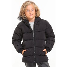 Slazenger CALISTO Unisex Çocuk Mont & Kaban Siyah