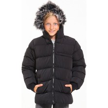 Slazenger CALISTO Unisex Çocuk Mont & Kaban Siyah