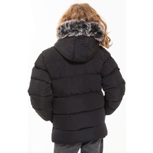 Slazenger CALISTO Unisex Çocuk Mont & Kaban Siyah