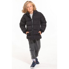 Slazenger CALISTO Unisex Çocuk Mont & Kaban Siyah