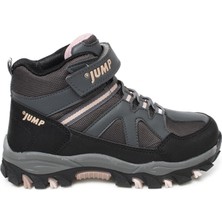 Jump 27790 Koyu Gri - Pembe Kız Çocuk Spor Bot