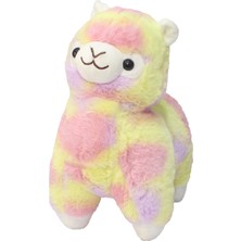 Toyaş Lama Peluş Oyuncak 35 cm Sarı-Pembe