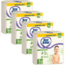 Evy Baby Bebek Bezi 5 Beden Junior 4'lü Fırsat Paket 88 Adet