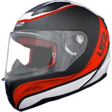 Ls2 F353 Rapid Deeper Mat Kırmızı-Siyah Motosiklet Kaskı