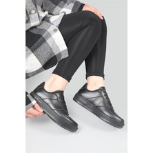 Beyaz Günlük Rahat Yürüyüş Unisex Spor Ayakkabı V2 Siyah