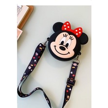 Minibuki Minnie Mouse Kız Çocuk Silikon Çanta Cüzdan