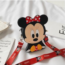 Minibuki Minnie Mouse Kız Çocuk Silikon Cüzdan Çanta