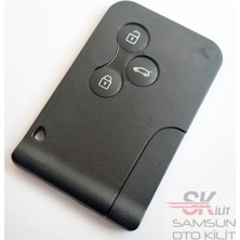 Skilit Samsun Oto Kilit Renault Megane 2 Kart Kumanda Kabı Geçme Çıt Çıtlı Beyaz Tuşlu
