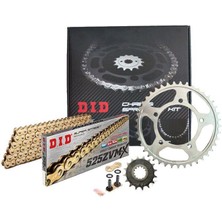 DID Zvmx -Jt 2013-2020 Bmw S 1000 R Uyumlu Zincir Dişli Set Zvm-X Gold Renk