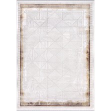 Ipek Mekik Halı Roxanne 17170 Gri Yumuşak Tuşeli Kolay Kullanımlı Modern Halı