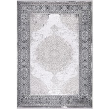 Ipek Mekik Halı Roxanne 17184 Gri Modern Klasik Yumuşak Dokulu Kolay Kullanımlı Halı