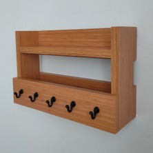 Eblo Home 35 cm Bambu Antre Askılık Anahtarlık