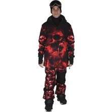 Snowsea SS7941 Skull Erkek Snowboard Mont ve Pantolon Takımı
