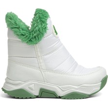 Benetton® | BN-70009 - 3256 Beyaz Yesil - Çocuk Bot